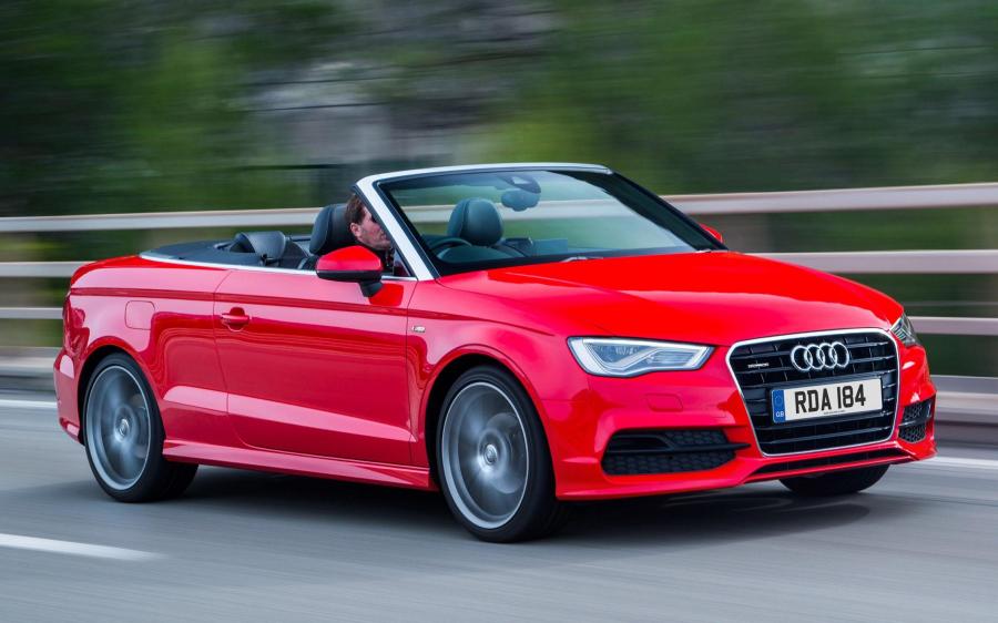 Audi A3 Cabriolet 2.0 TDI Quattro S-Line (8V) (UK) '2014